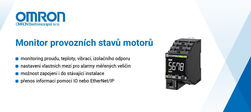 Omron monitoring motorů